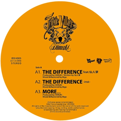 HIMUKI / DIFFERENCE feat.仙人掌 (12INCH)