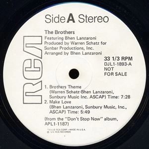 BROTHERS (DISCO/SOUL) / ブラザーズ / BROTHERS THEME /  MAKE LOVE / UNDER THE SKIN