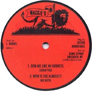 LUTAN FYAH / DEM NO LIKE MI ADDRESS