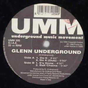 GLENN UNDERGROUND / グレン・アンダーグラウンド / DO IT / IT'S GONE / BALL CHAINS