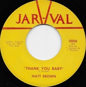 MATT BROWN / マット・ブラウン / THANK YOU BABY