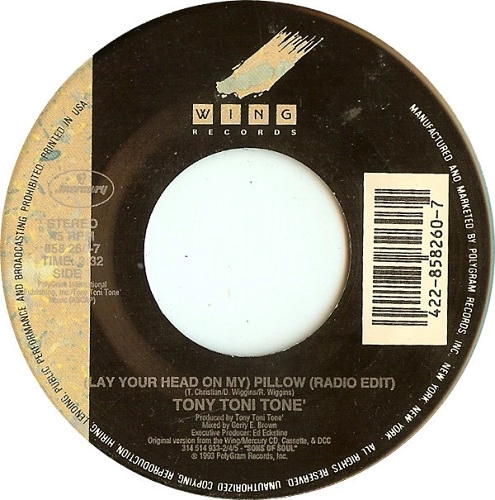 TONY! TONI! TONE! / トニ!トニ!トニ! / (LAY YOUR HEAD ON MY) PILLOW