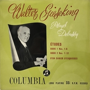 WALTER GIESEKING / ワルター・ギーゼキング / DEBUSSY: ETUDES BOOK1 AND 2