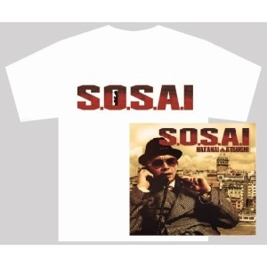 HATANAI ATSUSHI / ハタナイ・アツシ / S.O.S.A.I! ★ユニオン限定T-SHIRTS付セット"WHITE" XLサイズ 