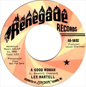 LEE MARTELL / A GOOD WOMAN / IT'S IMPOSSIBLE TO DESCRIBE OUR LOVE