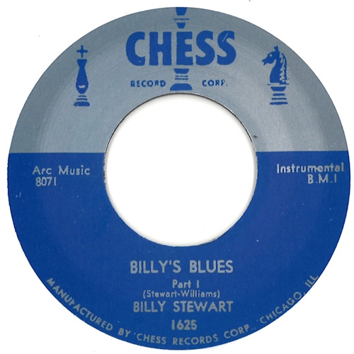 BILLY STEWART / ビリー・スチュワート / BILLY'S BLUES PT.1 / BILLY'S BLUES PT.2