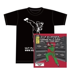 V.A. (V.I.P HI-POWER) / V.I.P HIPOWER BETTER THAN BEST & V.I.P HI-POWER meets DJ MASTERKEY ★ディスクユニオン限定T-SHIRTS付セットSサイズ