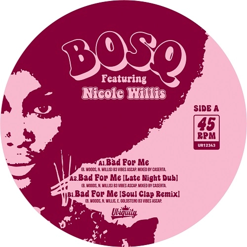 BOSQ FT.NICOLE WILLIS / BAD FOR ME