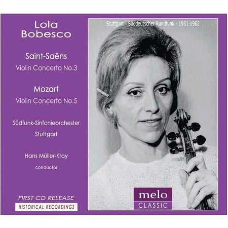 LOLA BOBESCO / ローラ・ボベスコ / S-SAENS:VIOLIN CONCERTO NO.3/MOZART:VIOLIN CONCERTO NO.5