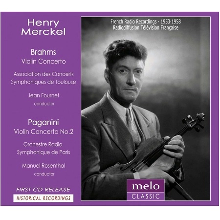 HENRI MERCKEL / アンリ・メルケル / BRAHMS:VNCON/PAGANINI:VNCON2