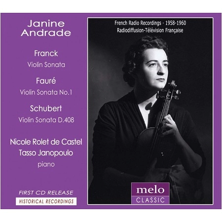 JANINE ANDRADE / ジャニーヌ・アンドラード / FRANCK:VNSON/FAURE:VNSON1/SCHUBERT:VNSON3