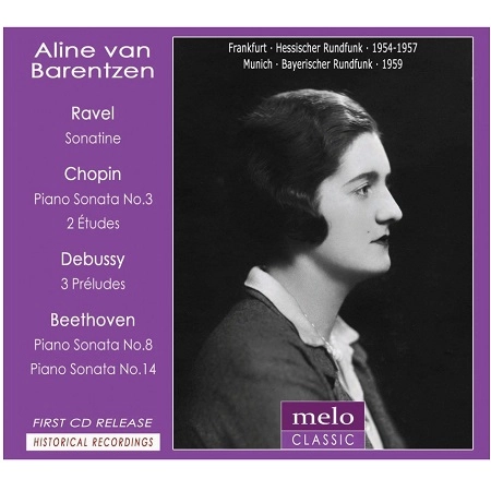 ALINE VAN BARENTZEN / アリーヌ・ヴァン・バレンツェン / BEETHOVEN:PFSONS/RAVEL,CHOPIN,DEBUSSY