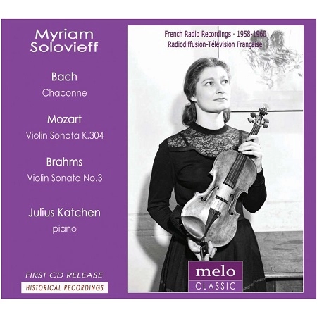 MYRIAM SOLOVIEFF / ミリアム・ソロヴィエフ / MOZART,BRAHMS:VNSONS/J.S.BACH:PARTITA2