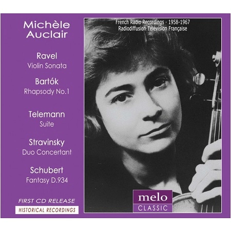 MICHELE AUCLAIR / ミシェル・オークレール / RAVEL,BARTOK,TELEMANN,STRAVINSKY,SCHUBERT