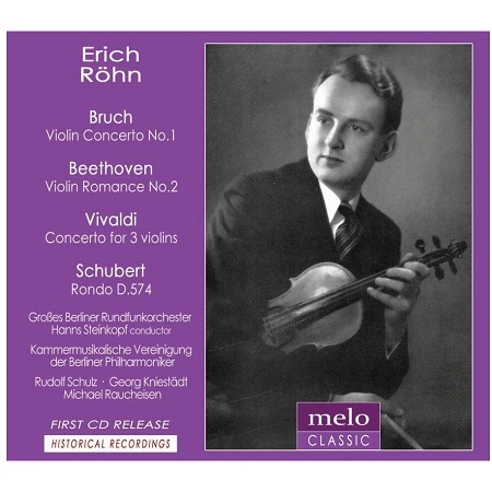 ERICH ROHN / エーリヒ・レーン / BRUCH:VNCON1/BEETHOVEN:ROMANCE2/ETC