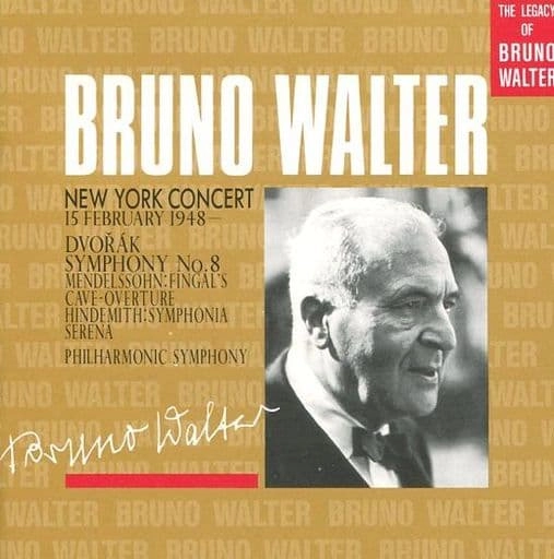 BRUNO WALTER / ブルーノ・ワルター / ドヴォルザーク：交響曲第8番