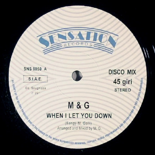 M&G / WHEN I LET YOU DOWN / BOOGIE TONIGHT