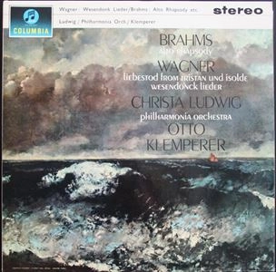 OTTO KLEMPERER / オットー・クレンペラー / WAGNER/BRAHMS:WESENDONK LIEDER/ALTO RHAPSODY