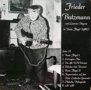 FRIEDER BUTZMANN / フリーダ・ブッツマン / BUNTE FLUGEL