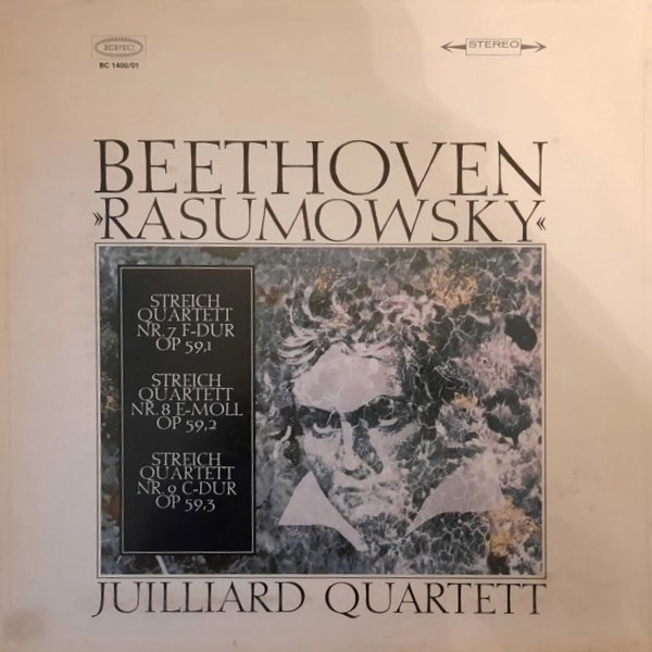 VEGH QUARTET / ヴェーグ四重奏団 / BEETHOVEN: DIE MITTLEREN STREICHQUARTETTE OP. 59, 1-3 "RASUMOWSKY QUARTETTE" OP.74 / OP.95