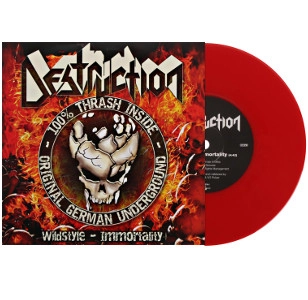 DESTRUCTION / TANKARD / SPLIT<RED VINYL>