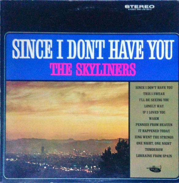 SKYLINERS / SINCE I DON'T HAVE Y
