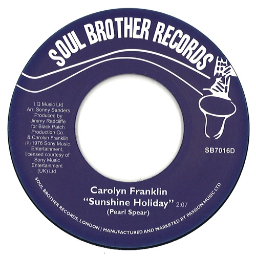 CAROLYN FRANKLIN / キャロライン・フランクリン / "SUNSHINE HOLIDAY / DEAL WITH IT (7"")"