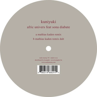 KUNIYUKI / クニユキ / AFRIC UNIVERS (MATHIAS KADEN REMIX)