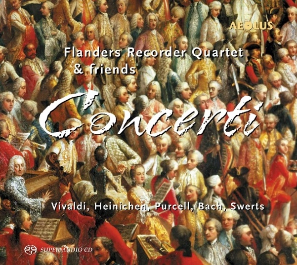 FLANDERS RECORDER QUARTET / フランダース・リコーダー四重奏団 / CONCERTI - BACH&VIVALDI:RECORDER CONCERTOS