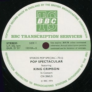 KING CRIMSON / キング・クリムゾン / IN CONCERT