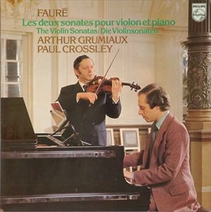 ARTHUR GRUMIAUX / アルテュール・グリュミオー / FAURE: VIOLIN SONATAS
