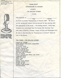 ROLLING STONES / ローリング・ストーンズ / SUPER GROUPS IN CONCERT 1983