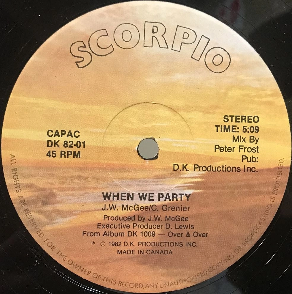 J.W.MCGEE / WHEN WE PARTY