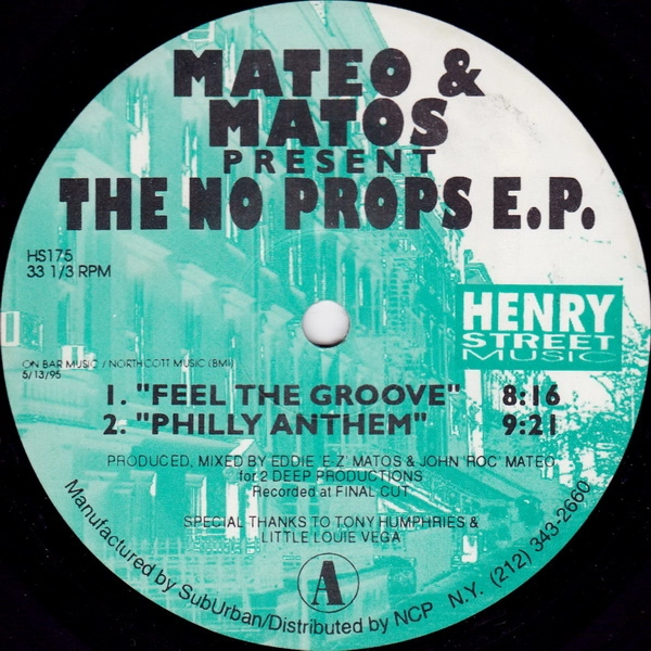 MATEO & MATOS / THE NO PROPS EP
