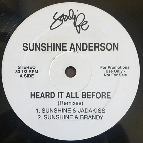 SUNSHINE ANDERSON / サンシャイン・アンダーソン / HEARD IT ALL BEFORE
