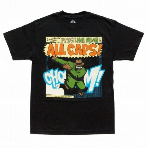 MADVILLAIN / ALL CAPS! T-SHIRT (BLACK SIZE M)