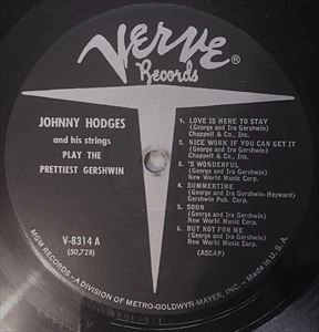 JOHNNY HODGES / ジョニー・ホッジス / PLAY THE PRETTIEST GRESHWIN