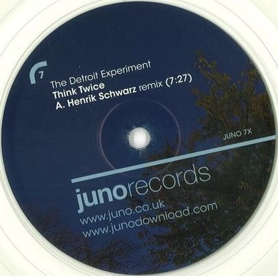 DETROIT EXPERIMENT / デトロイト・エクスペリメント / THINK TWICE (HENRIK SCHWARZ REMIXES)