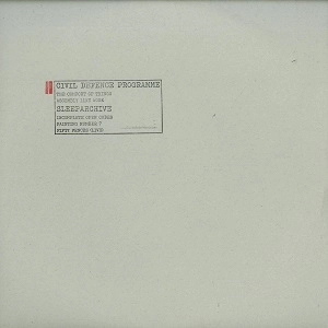 CIVIL DEFENCE PROGRAMME/SLEEPARCHIVE / SPLIT