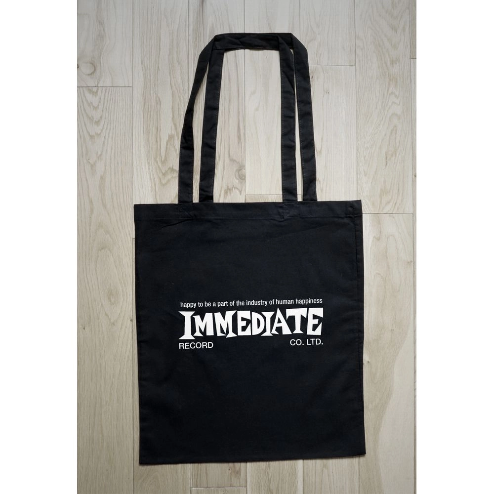IMMEDIATE RECORDS / IMMEDIATE TOTE BAG(BLACK)