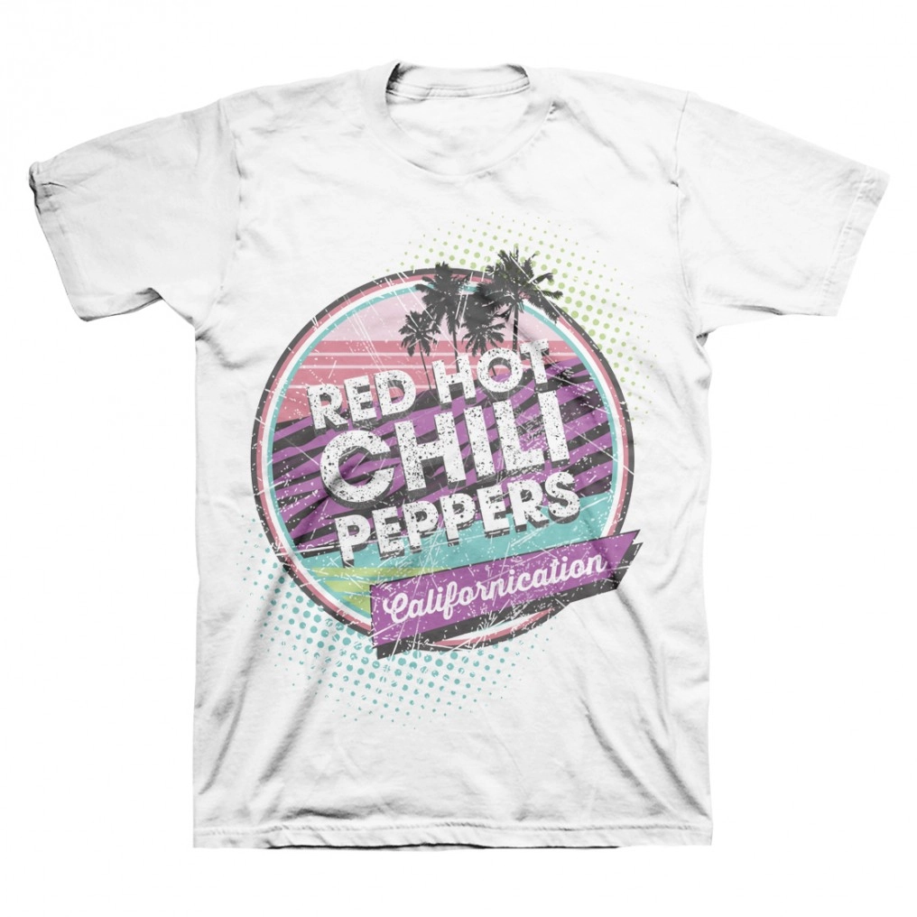 RED HOT CHILI PEPPERS / レッド・ホット・チリ・ペッパーズ / RHCP RETRO CALIFORNICATION WHITE T-SHIRT