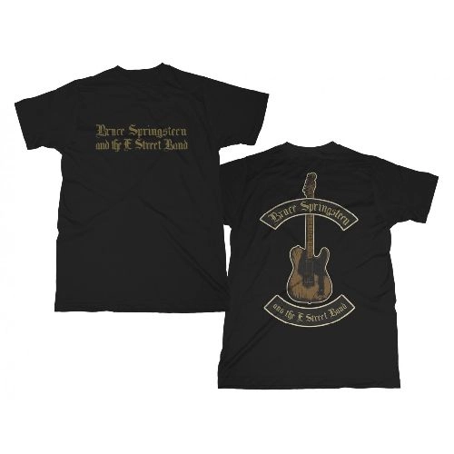 BRUCE SPRINGSTEEN / ブルース・スプリングスティーン / MOTORCYCLE GUITAR BLACK T/M