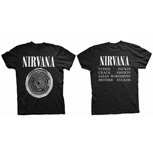 NIRVANA / ニルヴァーナ / NIRVANA VESTUBLE BLACK T-SHIRT