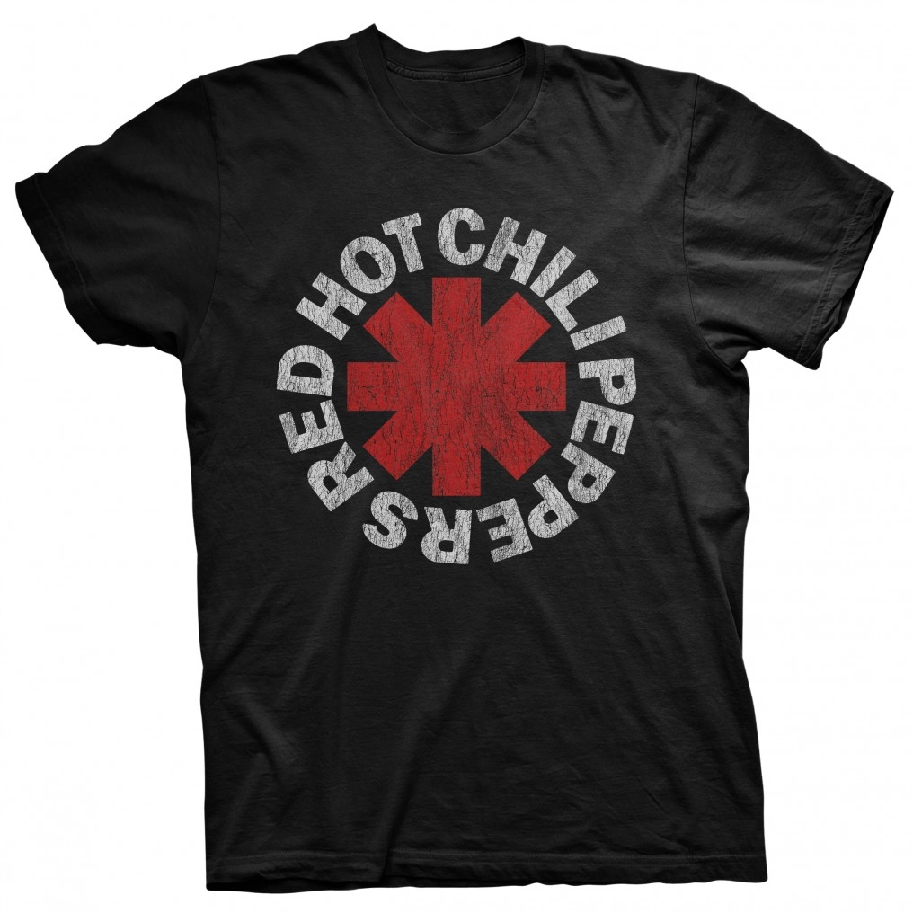 RED HOT CHILI PEPPERS / レッド・ホット・チリ・ペッパーズ / RHCP DISTRESSED ASTERISK BLACK T-SHIRT