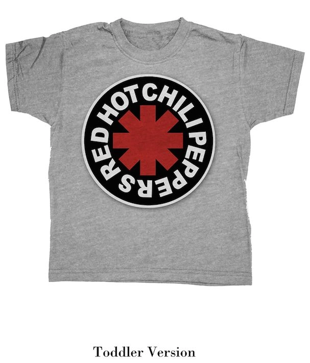 RED HOT CHILI PEPPERS / レッド・ホット・チリ・ペッパーズ / RHCP LOGO IN CIRCLE GREY TODDLER T-SHIRT