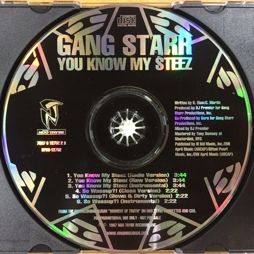 GANG STARR / YOU KNOW MY STEEZ (PROMO)