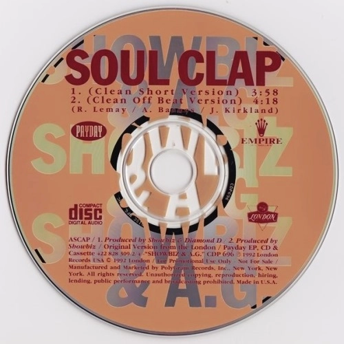 SHOWBIZ & A.G. / ショウビズ&A.G. / SOUL CLAP (PROMO)