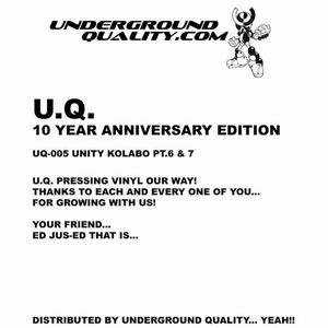 V.A. / UNITY KOLABO PT 6-7 "10 YEAR ANNIVERSARY EDITION"