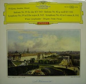 FERENC FRICSAY / フェレンツ・フリッチャイ / MOZART: SYMPHONY NO.39 ES-DUR KV 543 / SYMPHONY NO.40 G-MOLL KV 550