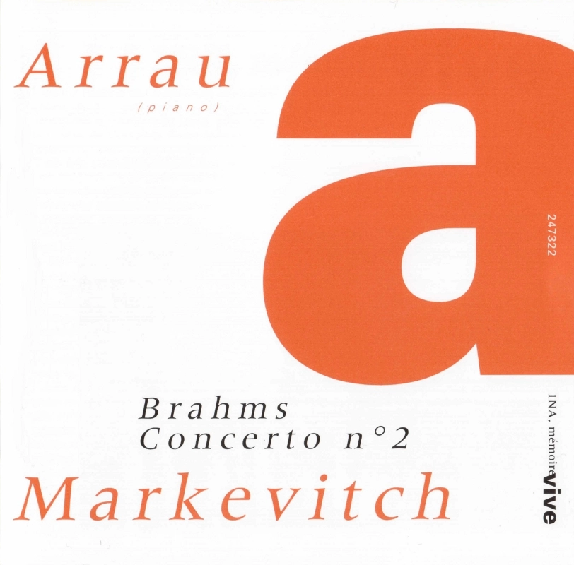 CLAUDIO ARRAU / クラウディオ・アラウ / BRAHMS:PF CON2